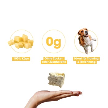 KAUDAS KäsePur Natursnack 3x150g
