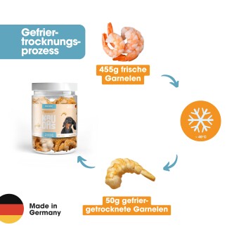 KAUDAS GarnelePur Natursnack 3x50g