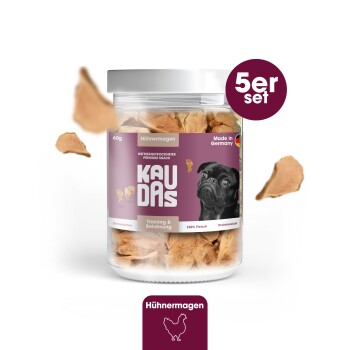 KAUDAS HühnermagenPur Natursnack 5x60g