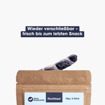 KAUDAS Fischhaut Fit-Knusper Riegel 3x50g