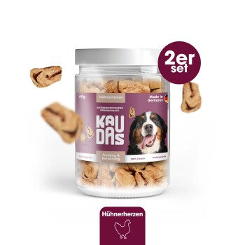 KAUDAS HühnerherzenPur Natursnack 2x60g