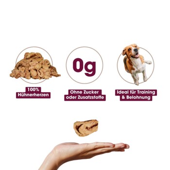 KAUDAS HühnerherzenPur Natursnack 2x60g