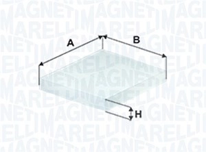 MAGNETI MARELLI Innenraumfilter 350203065010 Filter, Innenraumluft,Pollenfilter OPEL,FIAT,PEUGEOT,Corsa D Schrägheck (S07),Corsa E Schrägheck (X15)