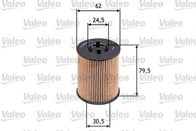 VALEO Ölfilter 586539 Motorölfilter,Filter für Öl OPEL,SAAB,CADILLAC,Corsa C Schrägheck (X01),Zafira A (T98),Astra G CC (T98),Vectra C Caravan (Z02)