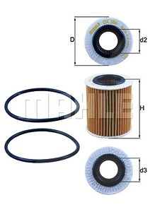 MAHLE ORIGINAL Ölfilter OX 386D Motorölfilter,Filter für Öl OPEL,FIAT,SUZUKI,ZAFIRA B (A05),Astra H Caravan (A04),Astra H Schrägheck (A04)