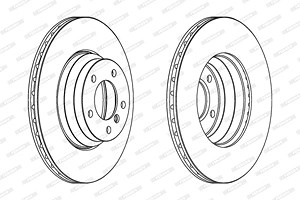 FERODO Bremsscheibe DDF1535C-1 Bremsscheiben,Scheibenbremsen BMW,3 Touring (E91),3 Limousine (E90),1 Schrägheck (E87),3 Coupe (E92),1 Schrägheck (E81)