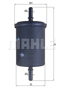 MAHLE ORIGINAL Kraftstofffilter KL 248 Leitungsfilter,Spritfilter OPEL,RENAULT,FIAT,Vivaro A Kastenwagen (X83),Vivaro A Combi (X83),Crossland X (P17)