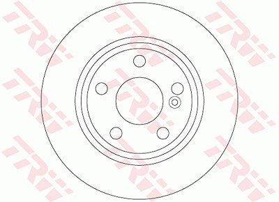 TRW Bremsscheibe DF6376 Bremsscheiben,Scheibenbremsen MERCEDES-BENZ,A-Klasse (W176),B-Klasse (W246, W242),CLA Coupe (C117)