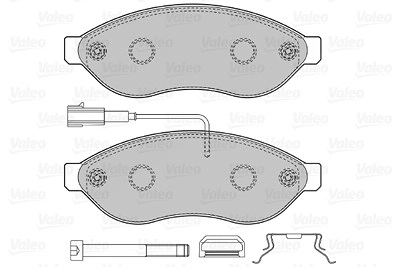 VALEO Bremsbelagsatz 598891 Bremsbeläge,Bremsklötze FIAT,PEUGEOT,CITROËN,Ducato Kastenwagen (250_, 290_),Ducato Bus (250_, 290_)