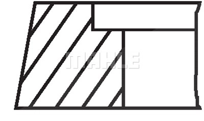 MAHLE ORIGINAL Kolbenringsatz 030 31 N0  VW,AUDI,SKODA,PASSAT Variant (3B6),GOLF III (1H1),GOLF II (19E, 1G1),SHARAN (7M8, 7M9, 7M6)