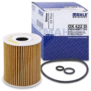 MAHLE ORIGINAL Ölfilter OX 422D Motorölfilter,Filter für Öl VW,SKODA,SEAT,Polo Schrägheck (6R1, 6C1),POLO Van (6R),Polo Limousine (602, 604, 612, 614)