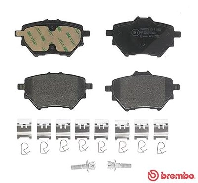 BREMBO Bremsbelagsatz P 61 122 Bremsbeläge,Bremsklötze OPEL,PEUGEOT,CITROËN,GRANDLAND X (A18),Corsa F,COMBO Großraumlimousine (X19)