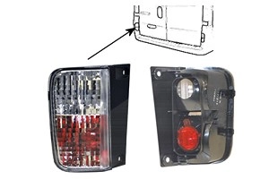 VAN WEZEL Rückleuchte 4395929 Heckleuchte,Rücklicht OPEL,RENAULT,NISSAN,Vivaro A Kastenwagen (X83),Vivaro A Combi (X83),TRAFIC II Kasten (FL)