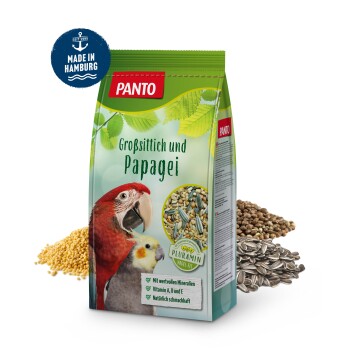 Panto ® GROSSSITTICH- UND PAPAGEIENFUTTER MIT PLURAMIN® 5 kg