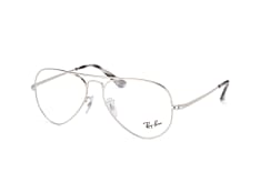 Ray-Ban Aviator RX 6489 2501 S, inkl. Gläser, Aviator Brille, Unisex