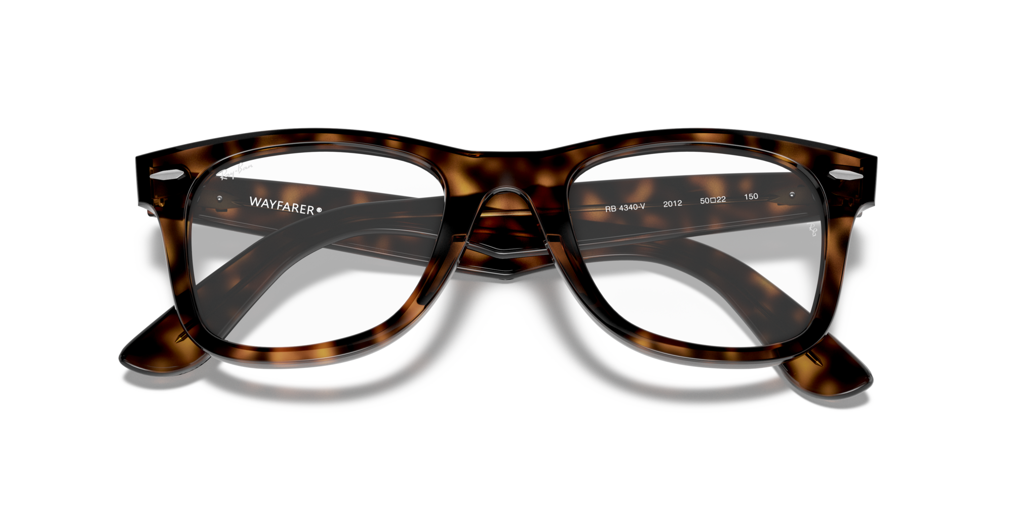 Ray-Ban Wayfarer RX 4340V 2012, inkl. Gläser, Quadratische Brille, Unisex
