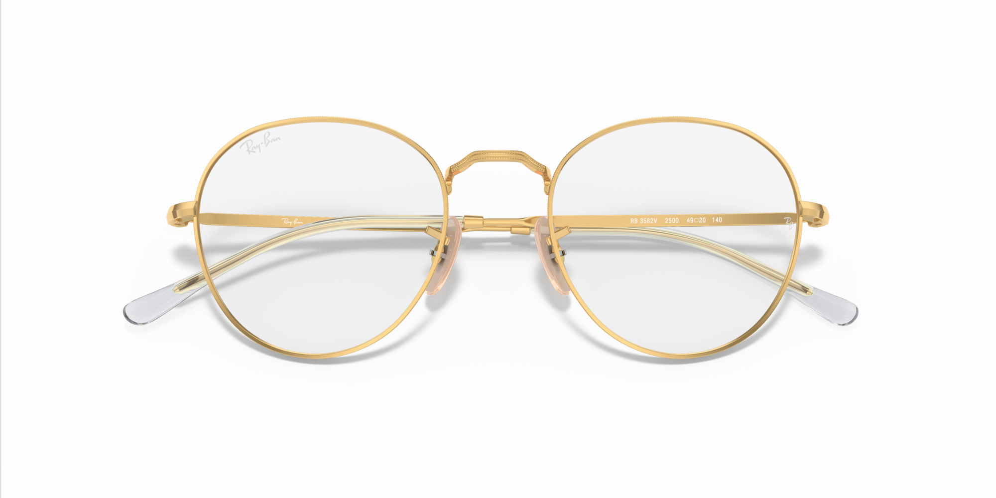 Ray-Ban RX 3582V 2500small, inkl. Gläser, Runde Brille, Unisex