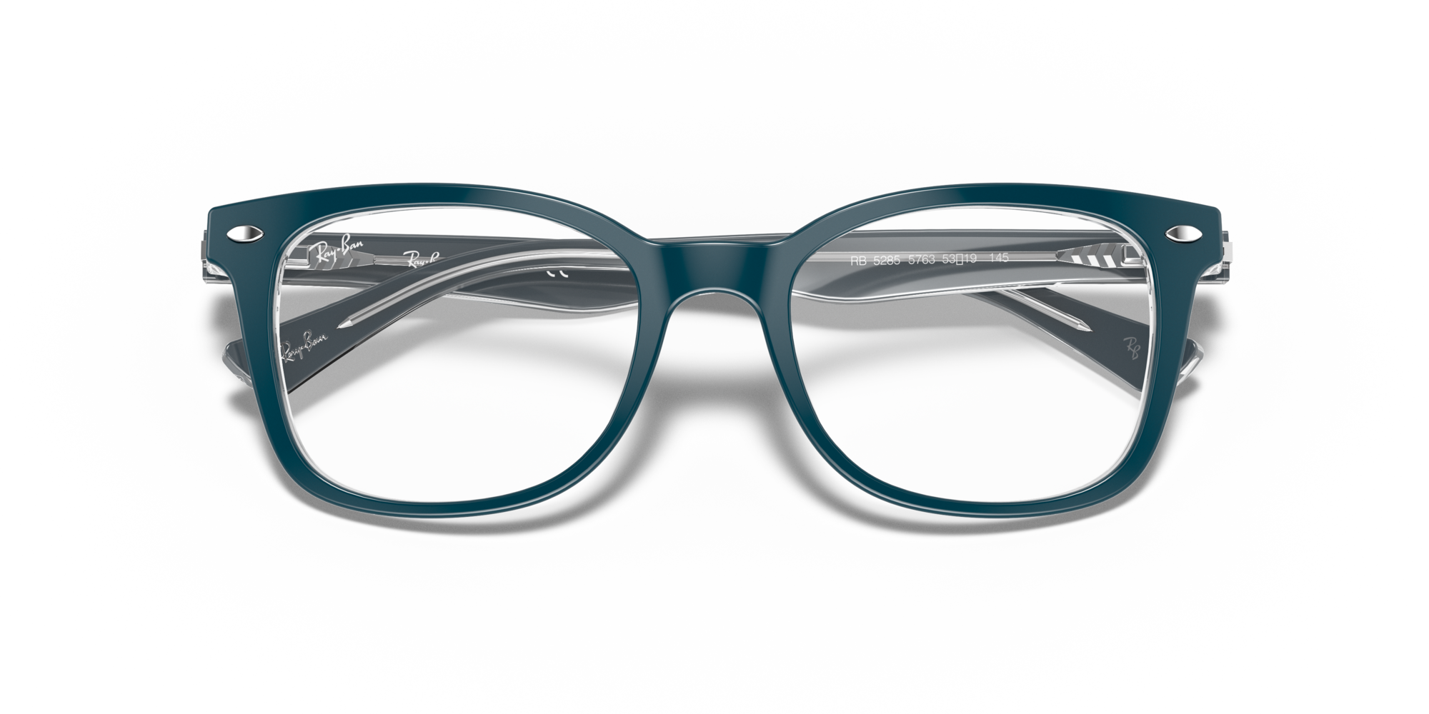 Ray-Ban RX 5285 5763 large, inkl. Gläser, Quadratische Brille, Unisex