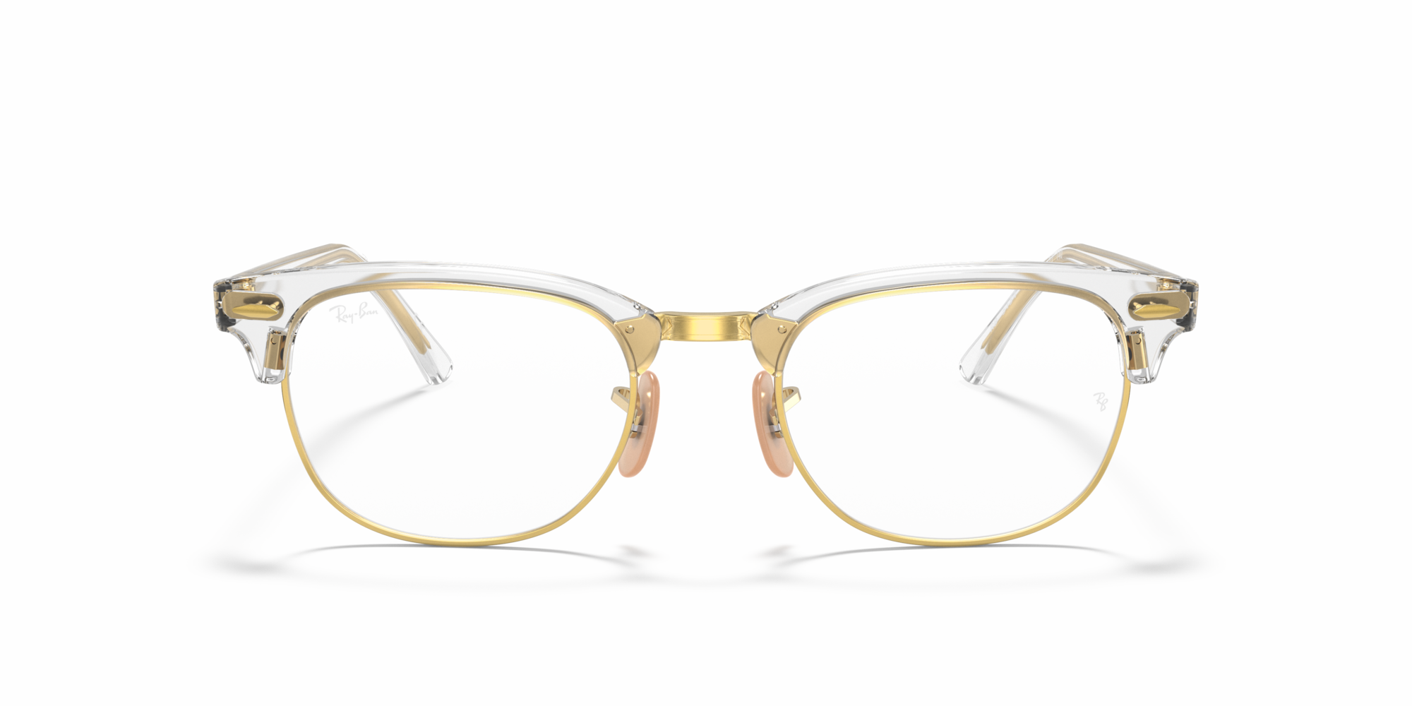 Ray-Ban Clubmaster RX 5154 5762 small, inkl. Gläser, Quadratische Brille, Unisex