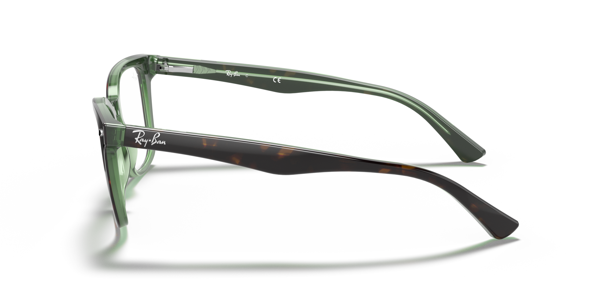 Ray-Ban RX 5285 2383 large, inkl. Gläser, Quadratische Brille, Unisex