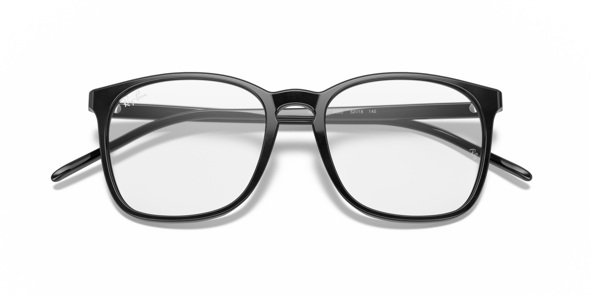 Ray-Ban RX 5387 2000, inkl. Gläser, Quadratische Brille, Herren