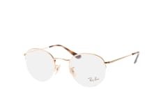 Ray-Ban RX 3947V 2500 small, inkl. Gläser, Runde Brille, Unisex