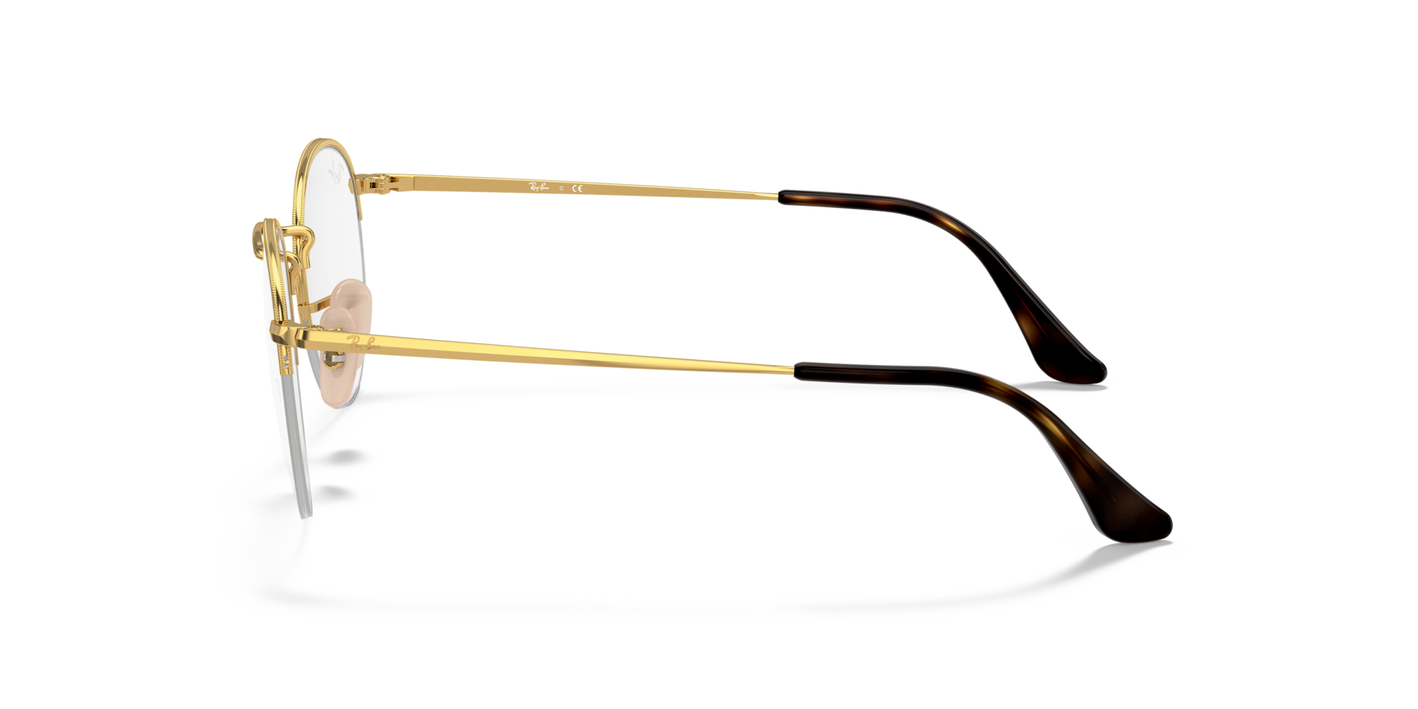 Ray-Ban RX 3947V 2500 small, inkl. Gläser, Runde Brille, Unisex