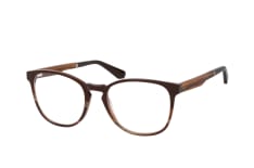 WOOD FELLAS Greifenberg 10964 5916, inkl. Gläser, Quadratische Brille, Damen