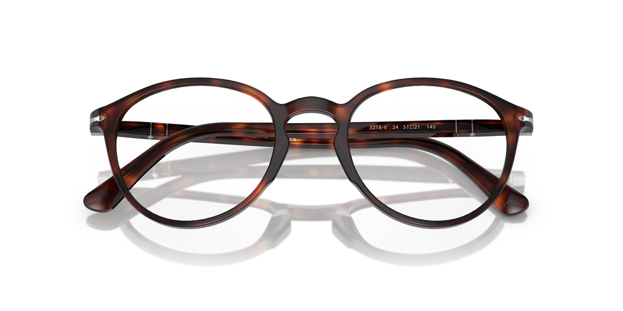 Persol PO 3218 V 24, inkl. Gläser, Runde Brille, Unisex
