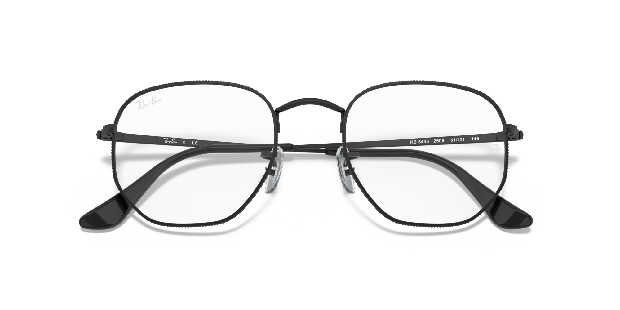 Ray-Ban RX 6448 2509, inkl. Gläser, Runde Brille, Unisex