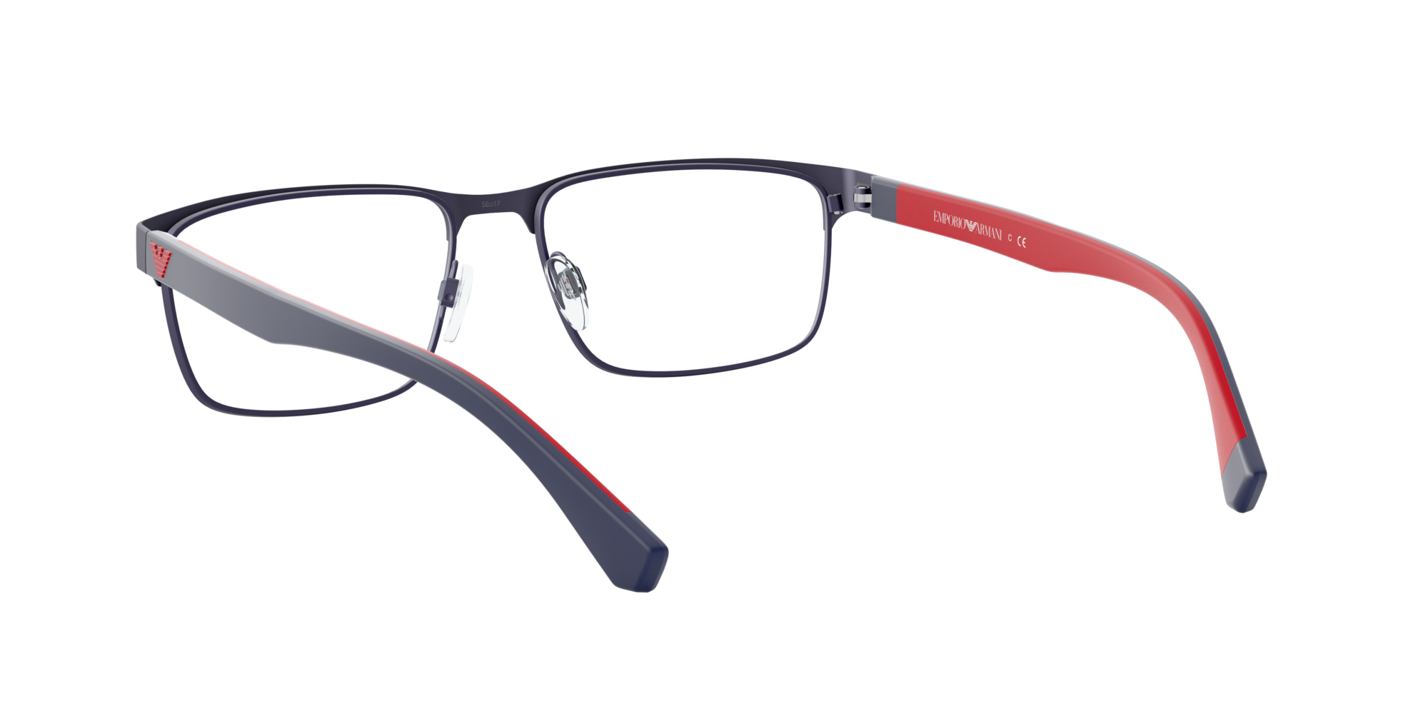 Emporio Armani EA 1105 3092, inkl. Gläser, Rechteckige Brille, Herren