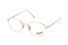 Persol PO 5004ST 8000, inkl. Gläser, Runde Brille, Unisex