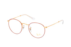Ray-Ban ROUND METAL RX 3447V 3106, inkl. Gläser, Runde Brille, Unisex
