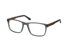 WOOD FELLAS Eysome 11019 6727, inkl. Gläser, Quadratische Brille, Herren