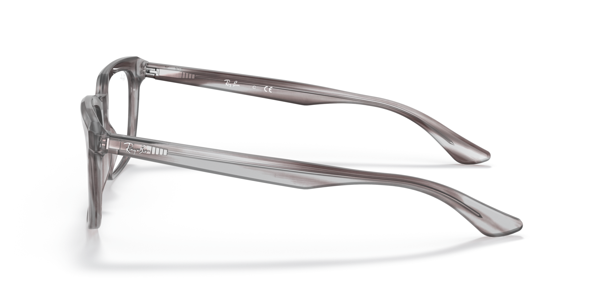 Ray-Ban RX 5391 8055, inkl. Gläser, Quadratische Brille, Unisex