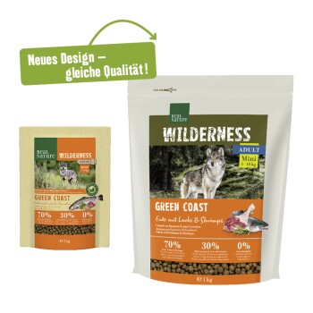 REAL NATURE WILDERNESS Mini Adult Green Coast Ente mit Lachs & Shrimps 1 kg