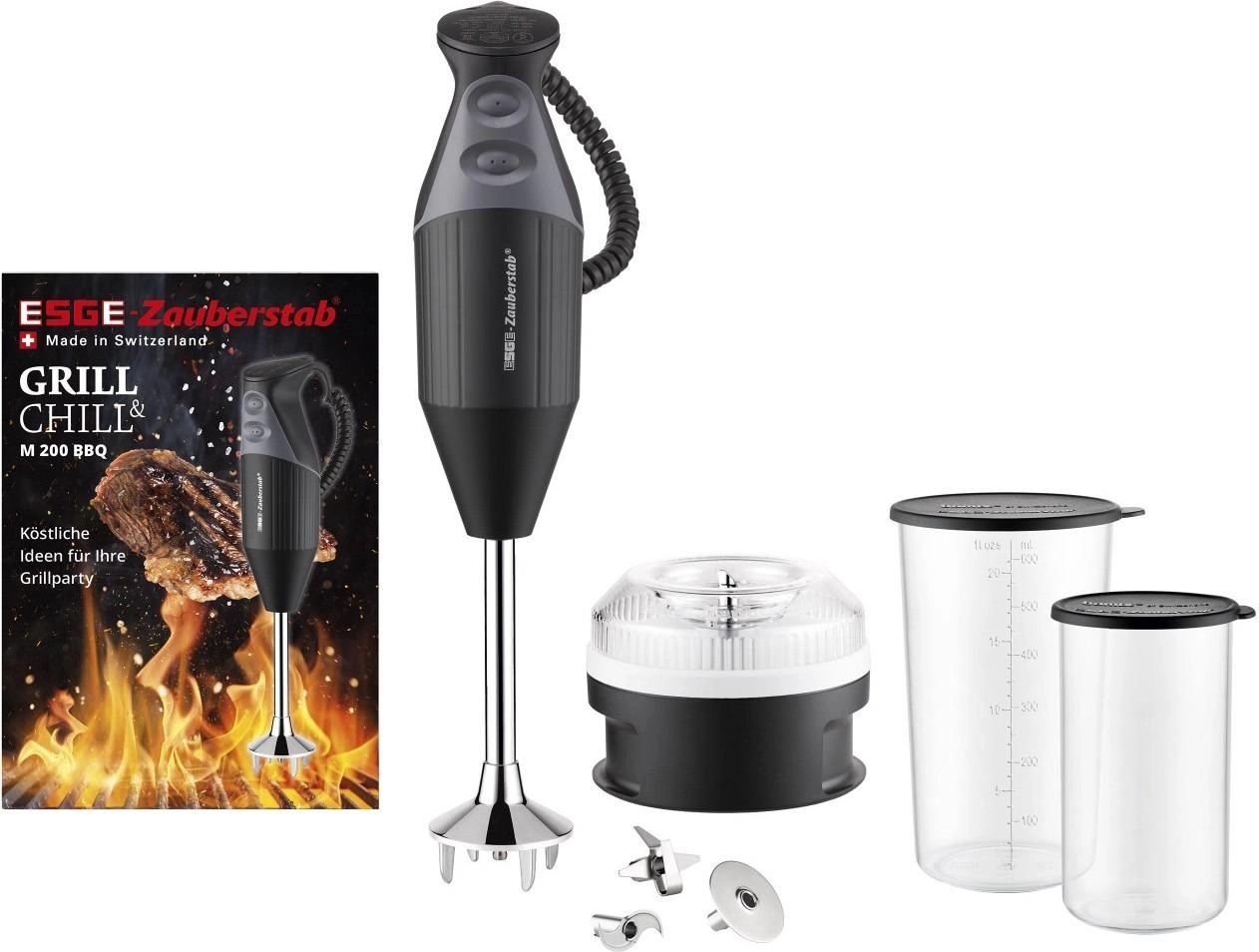 Stabmixer-Set M 200 BBQ 98215 Zauberstab schwarz