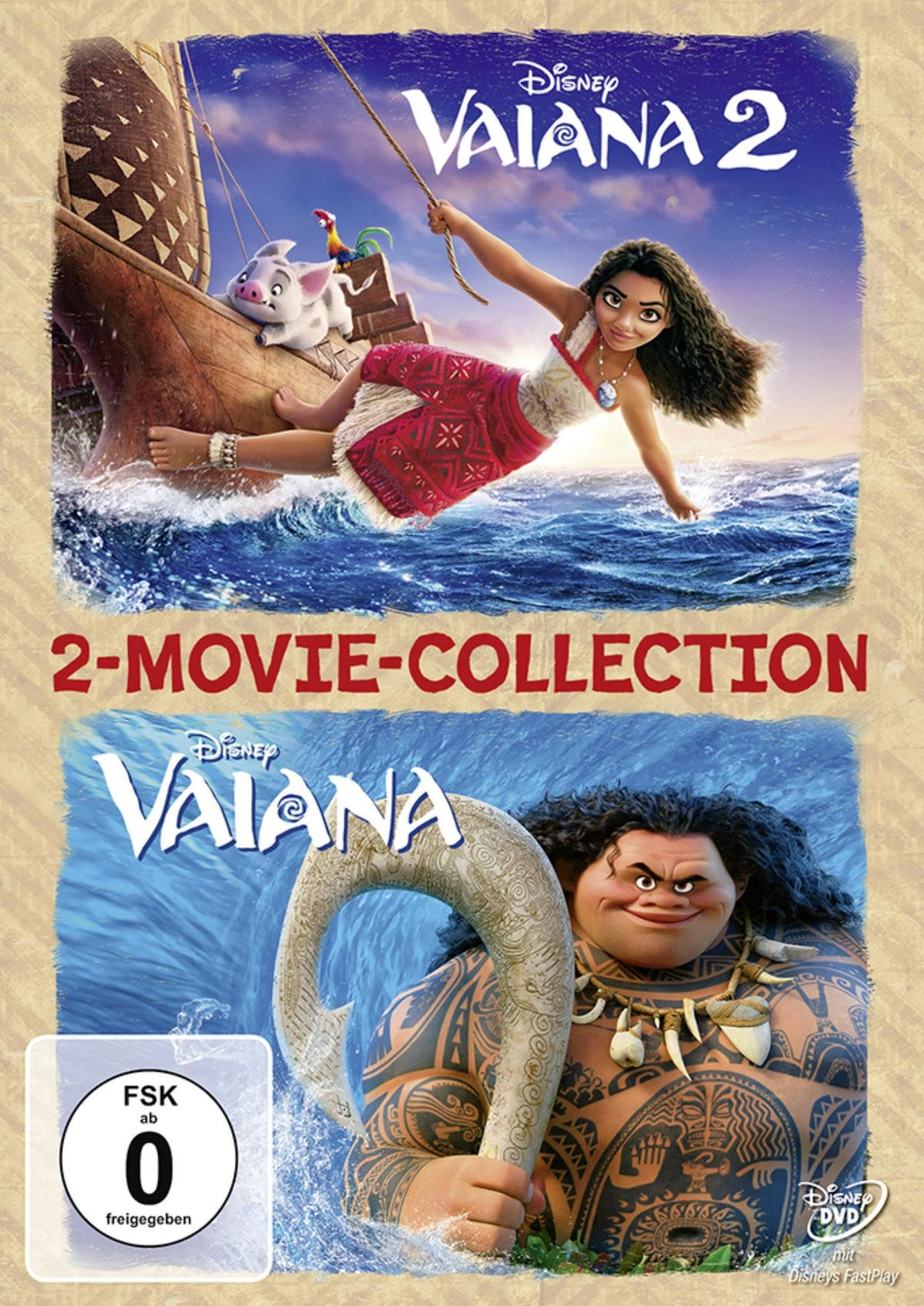 DVD Vaiana 1+2 [2 DVDs]
