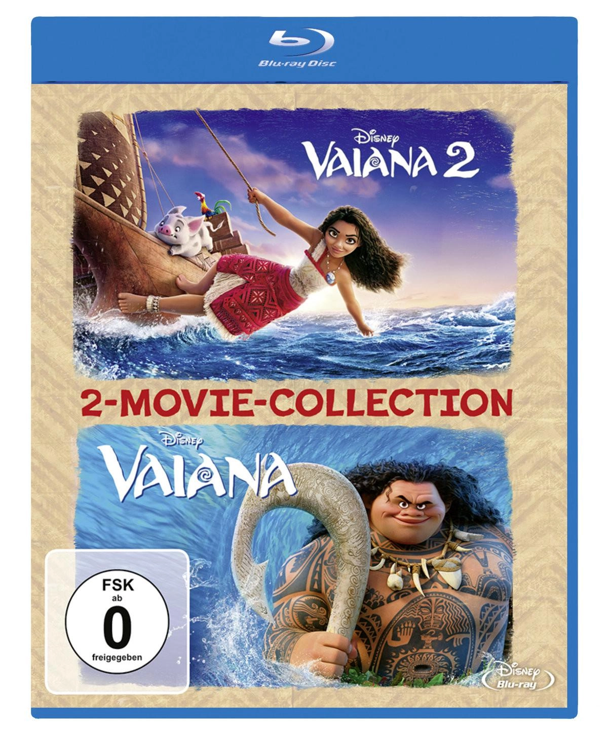 Blu-ray Vaiana 1+2 [2 BRs]