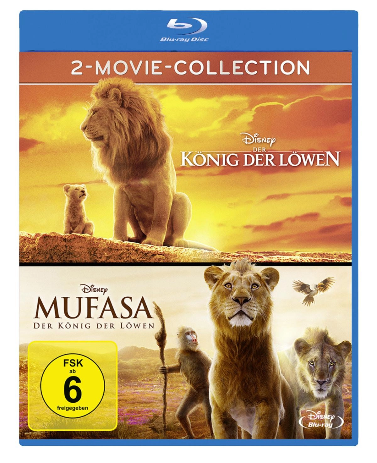 Blu-ray Der König der Löwen+Mufasa (Live-Action) [2 BRs]