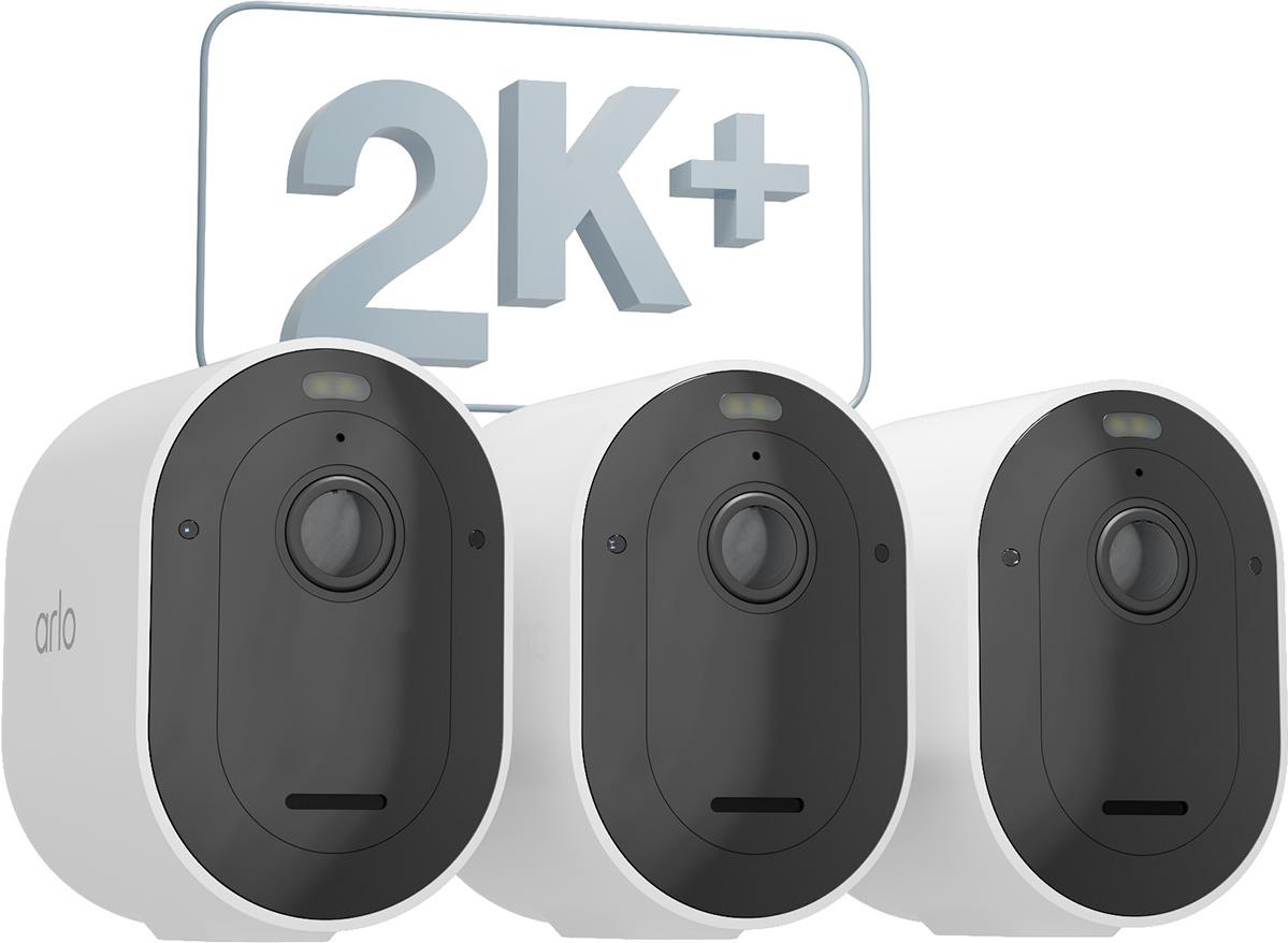 Pro 5 2K+ 3er Pack Überwachungskamera weiß