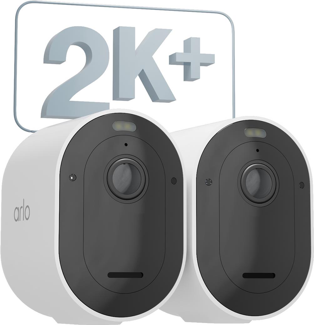 Pro 5 2K+ 2er Pack Überwachungskamera weiß