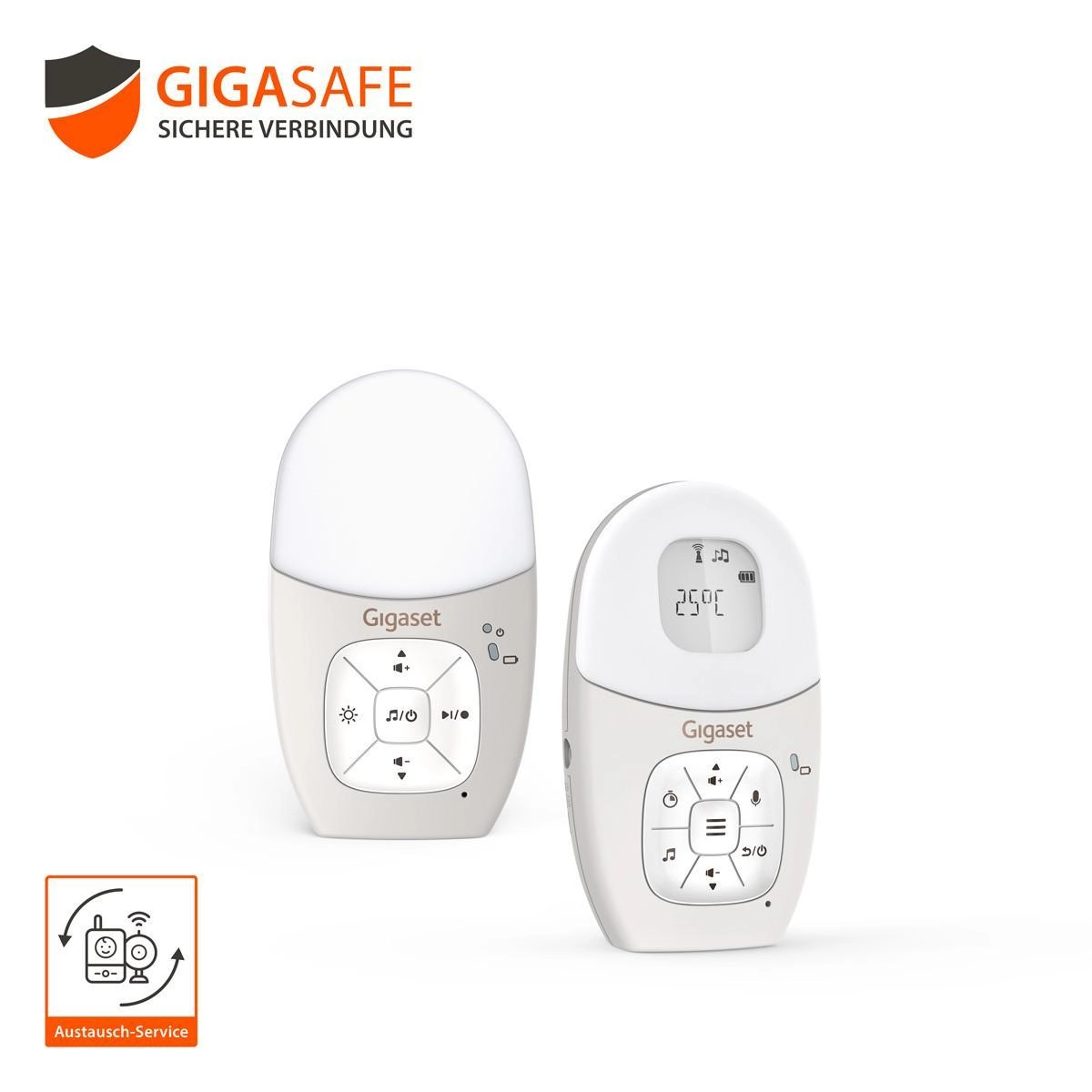 Baby 100 Audio Babyphone warm grey