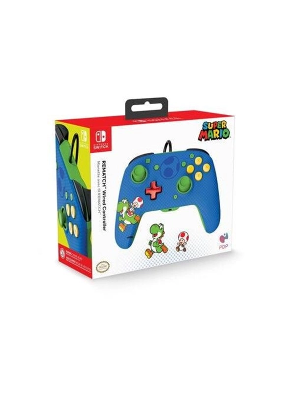 PDP Controller Remacth Mario & Yoshi Switch (500-134-YOSHI)
