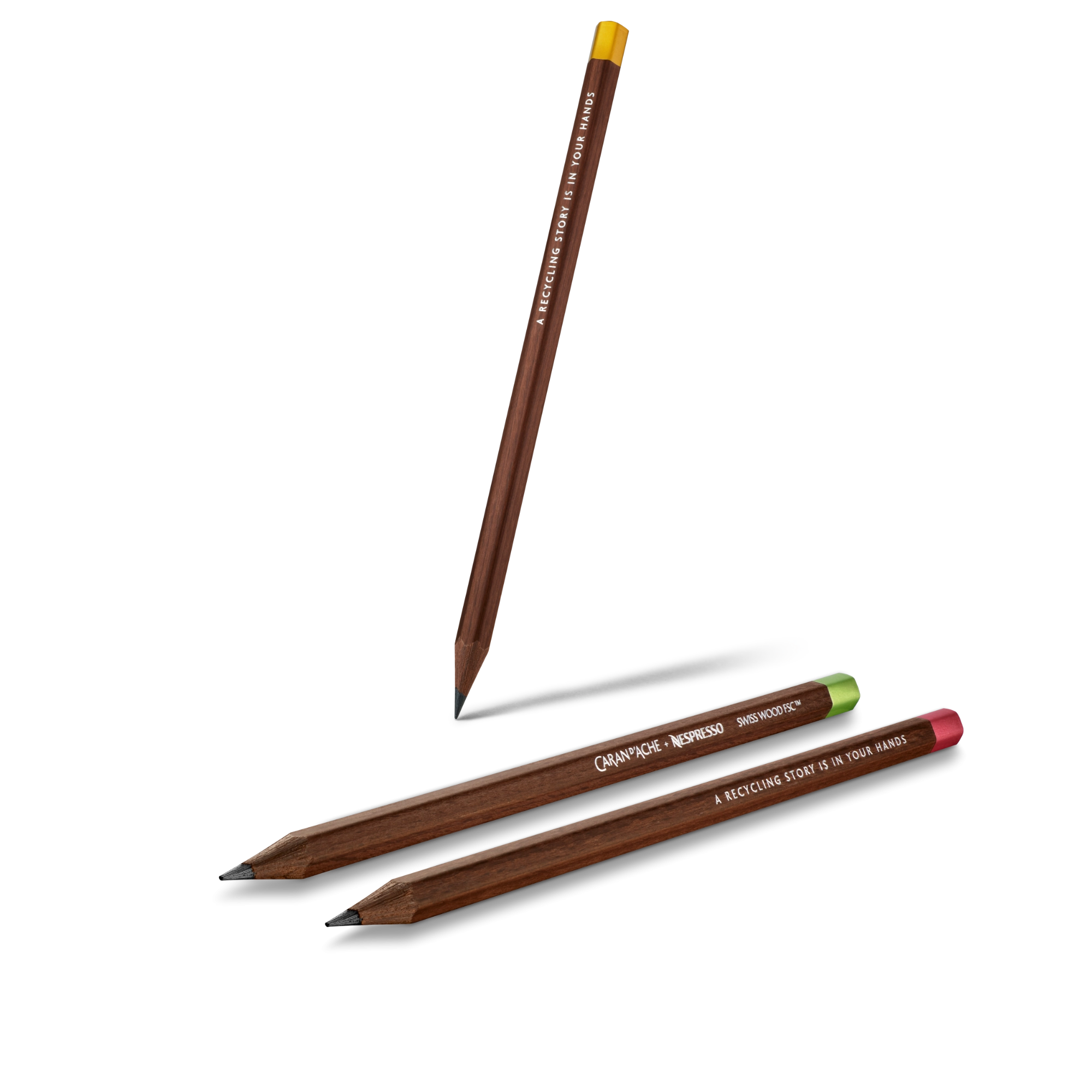 Nespresso Caran d'Ache 3er Bleistift-Set 2021