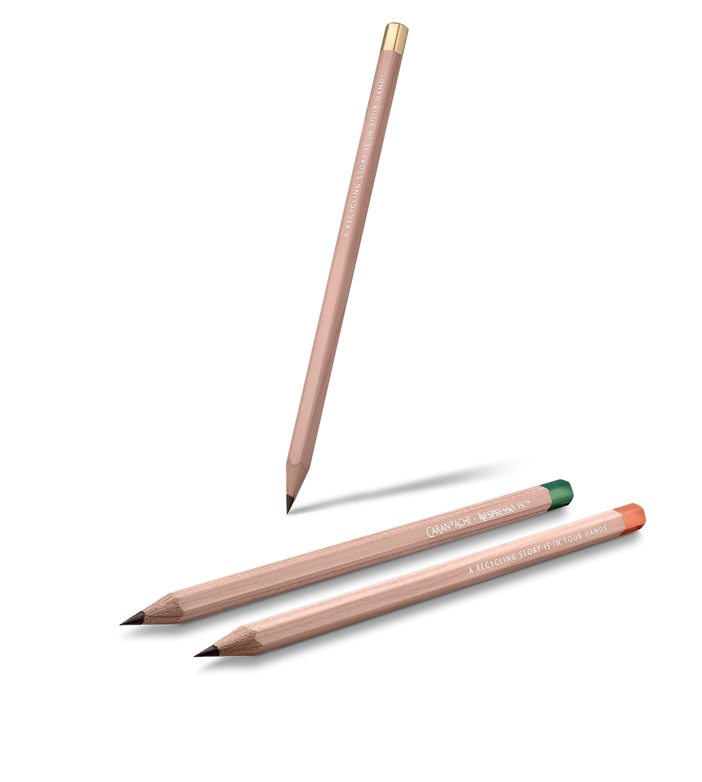 Nespresso Caran D'Ache 3er Bleistift-Set 2nd Edition