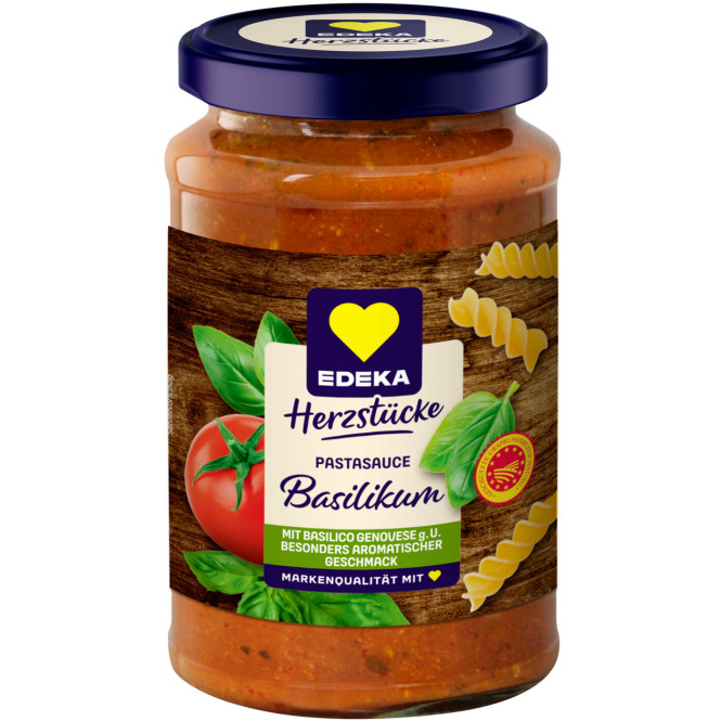 EDEKA Herzstücke Tomatensauce Basilikum 350G