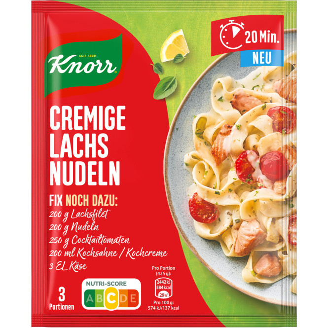 Knorr Fix Cremige Lachs Nudeln 30G