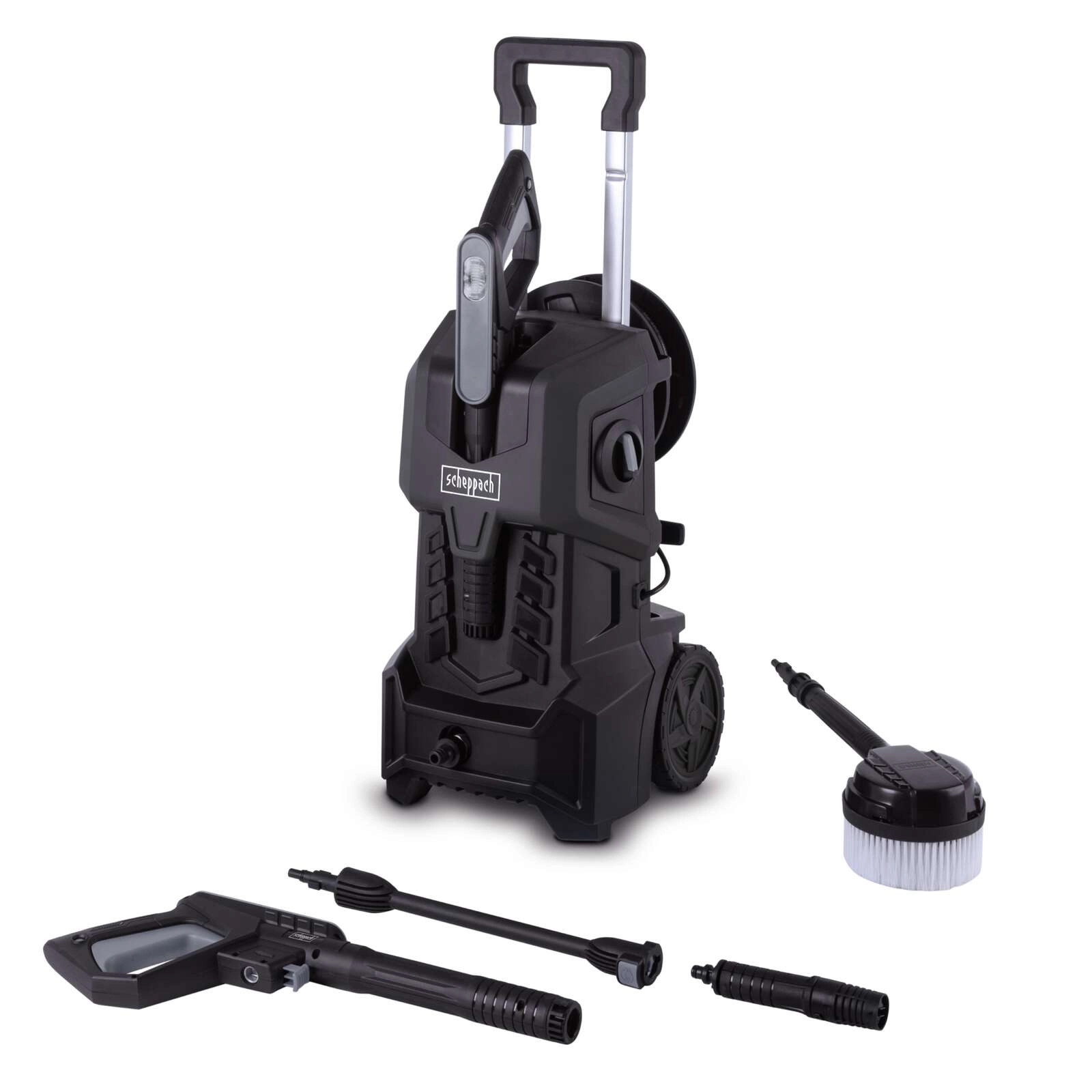 Elektro-Hochdruckreiniger HPC2400-BE Scheppach - 2400W | 480L/h | max. 180 Bar | Quick-Connect