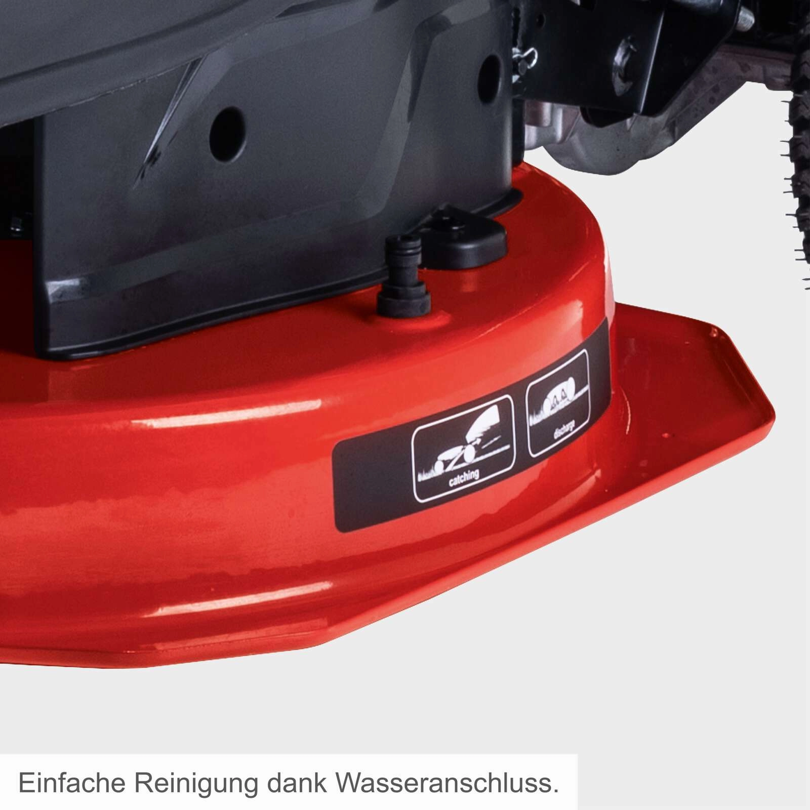 Benzin-Aufsitzrasenmäher MR225-61 Scheppach - 6,0PS | 61cm Schnittbreite | 150L Fangsack | Elektro-Start | 4 Vorwärtsgänge